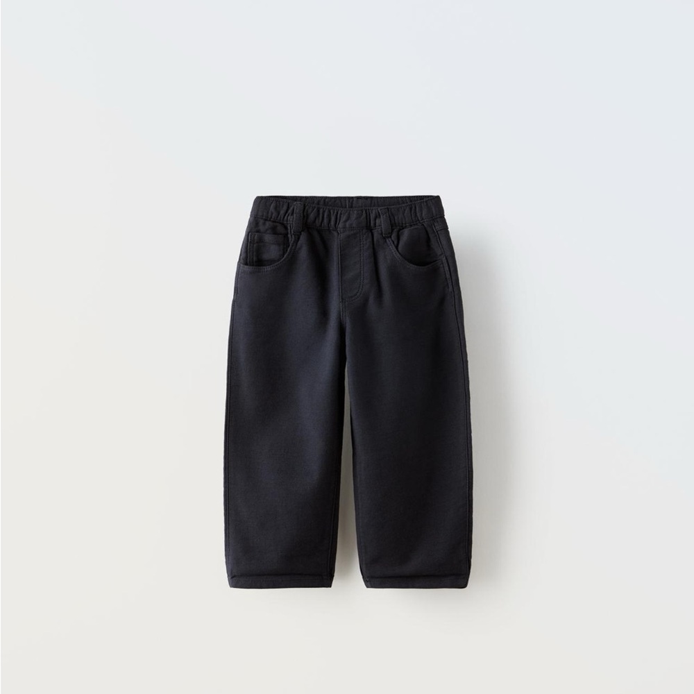 Zara Kids Super Comfort Stretch Pants in Navy Size 4/5